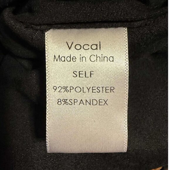 Vocal USA Black Fringe Cami Top | Size Large | Festival Boho Camisole | Western - Picture 7 of 7